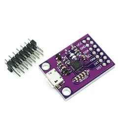 1 Uds CP2112 placa de depuración USB a módulo de comunicación SMBus I2C 2,0 MicroUSB 2112 Kit de evaluación para módulo de Sensor CCS811