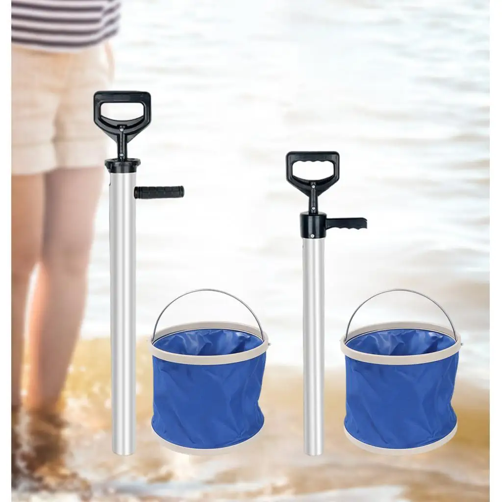 Premium Shrimp Pump Fishing Gear with Portable Bucket - Ultimate Seafood Catching Tool