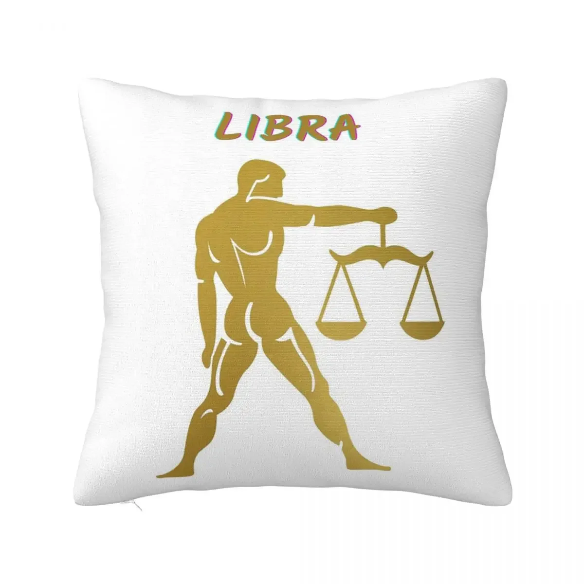 Taie d'oreiller carrée avec Logo de la loi des écailles d'or de la Justice, taie d'oreiller décorative à fermeture éclair pour la maison et la chambre à coucher