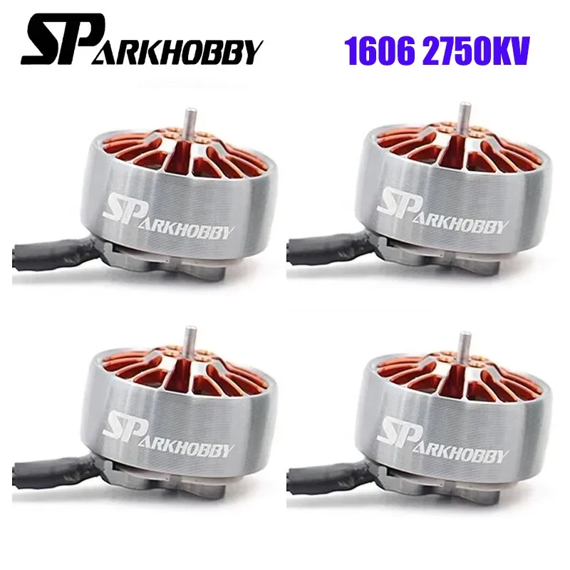 Motor sin Escobillas UniFly SPARKHOBBY XSPEED 1606 PRO KV2750 1606 2750KV 3~6S Lipo para Hélices de 3 y 4 Pulgadas, Quadcopter RC, Dron RC