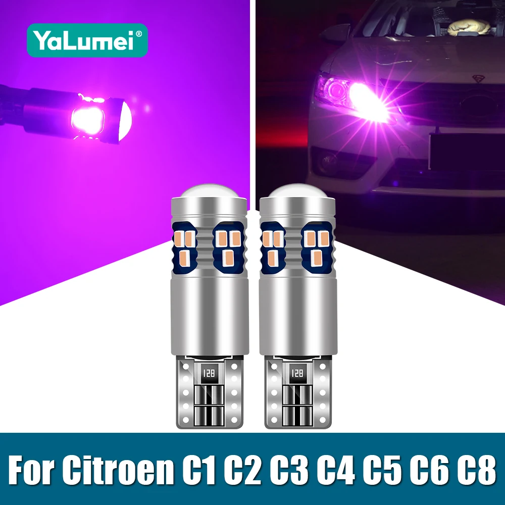 Para citroen c1 c2 c3 c4 c5 c6 c8 grand picasso aircross xsara tourer xm berlingo jumper largura do carro luz de estacionamento acessórios