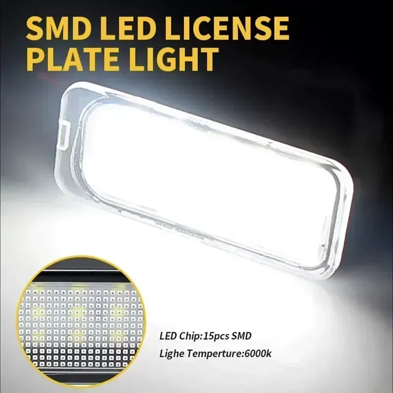 

12V LED License Number Plate Light Assembly for Jaguar XF(X250) 2007-2025 -X](X351) 2009-2015 2016 2017 2018 2025 Car LED Light