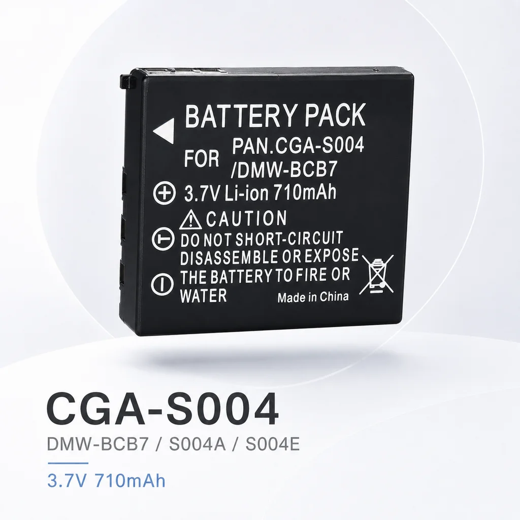 Camera Battery CGA-S004 3.7V 710mAh Replacement Li-ion Battery For Panasonic Lumix DMC-FX2 DMC-FX7 DMC-FX2GN