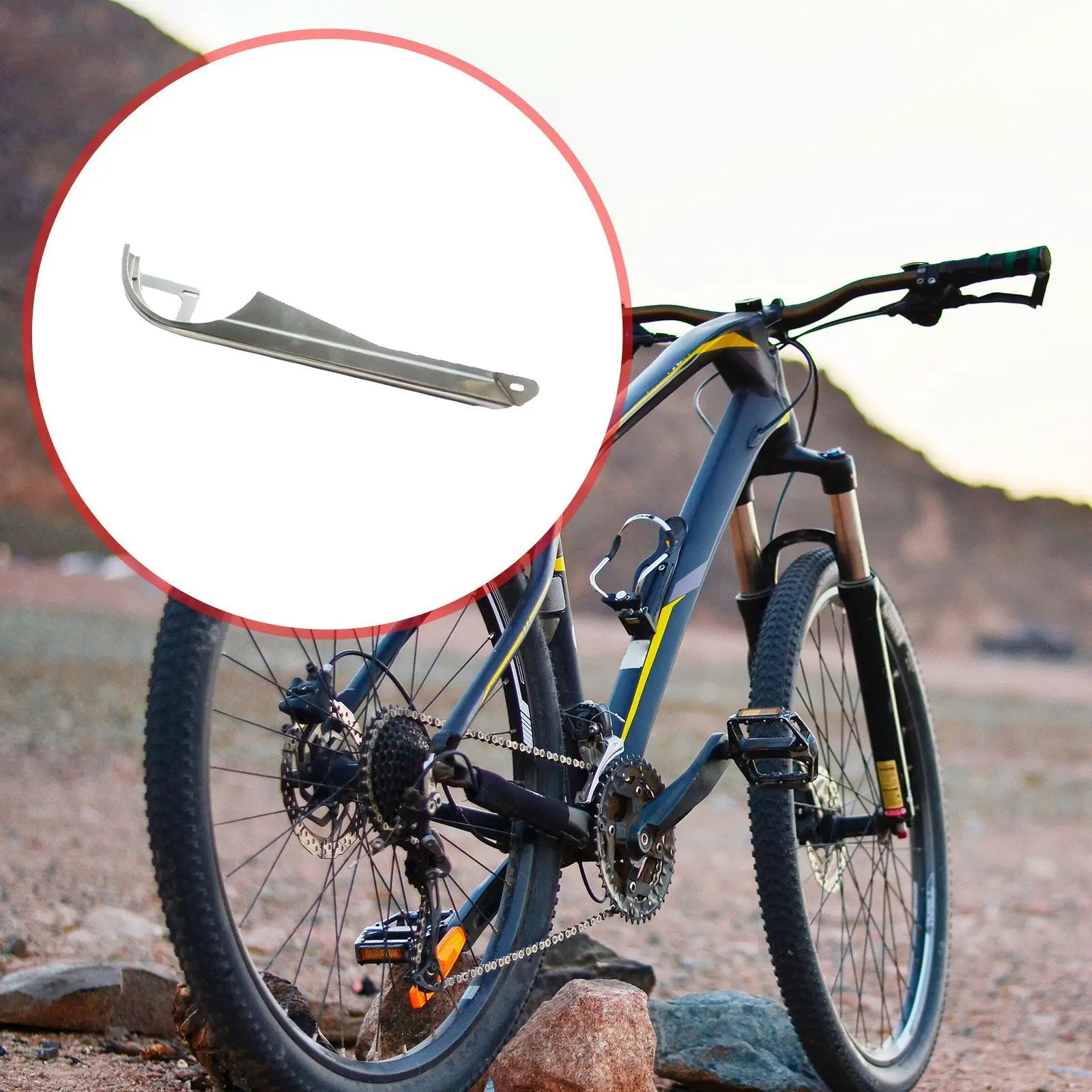 

Защита велосипедной цепи Простая установка Аксессуары для верховой езды Крышка велосипедной цепи