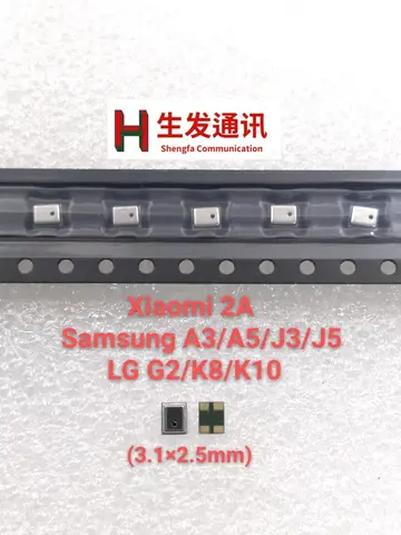 10-100PCS/Original For Xiaomi 2A Samsung A3/A5/J320/J3/J5 LG G2/K8/K10/L70/H440/H442/LS770/G4styius Vivo Y79  Microphone