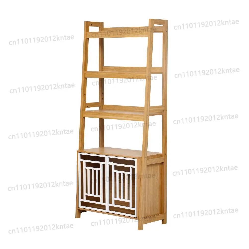 Furniture Style Dog Crate Ladder Bookcase PetFurniture