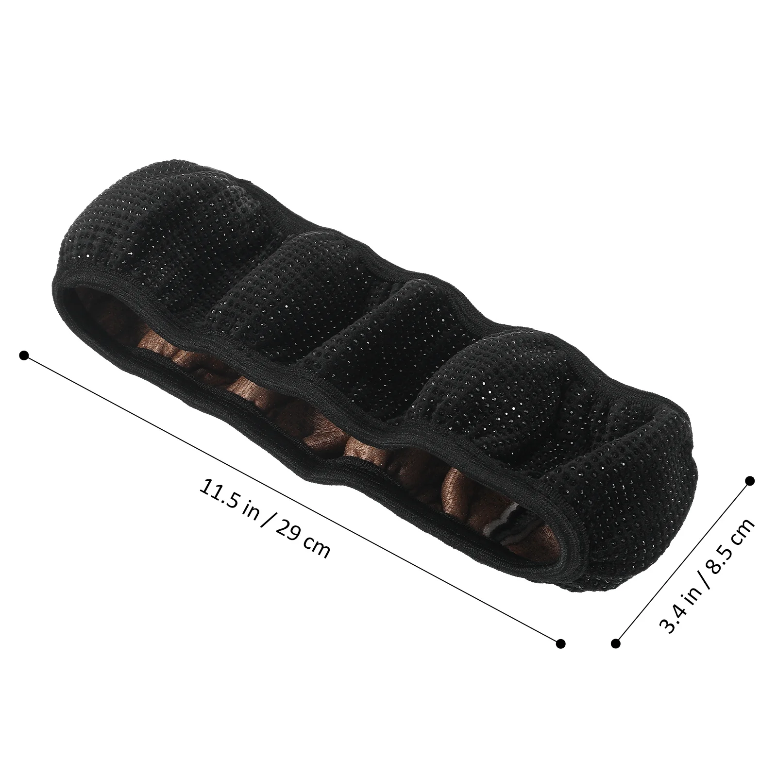 

Steering Wheel Cover Sparkling Rhinestone Universal Fit Glitter Car Interior Accessory Bling Auto Cover Decorative Vehicle