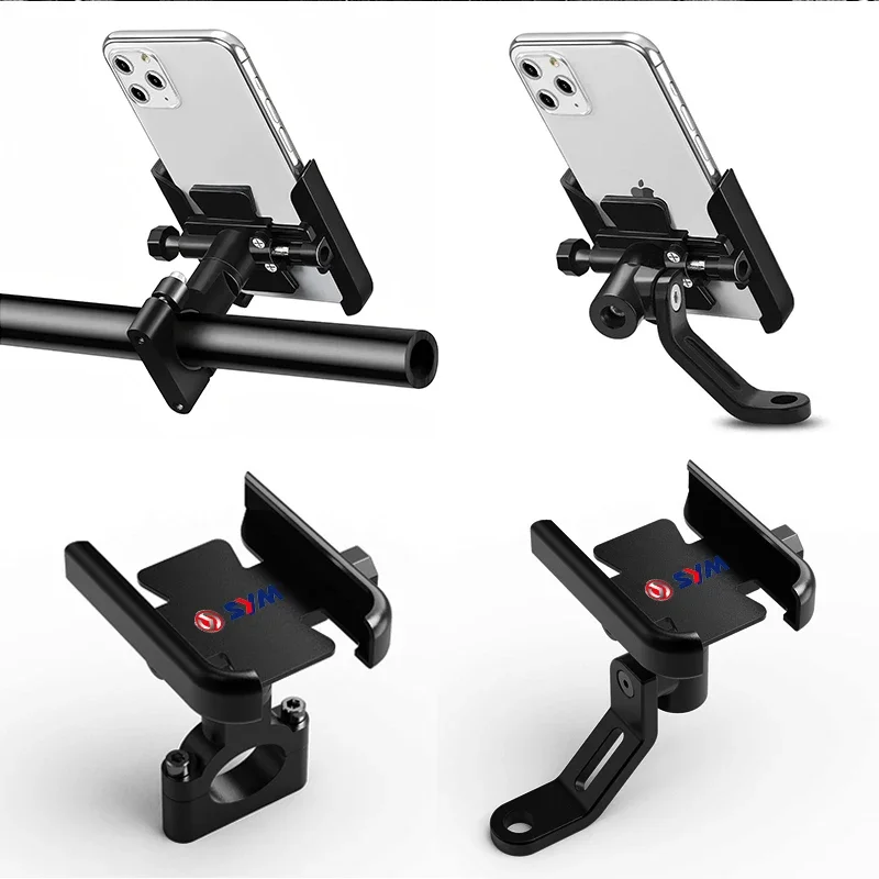 For Sym Joymax Z Adx300 Husky Mask 125 Maxsym Cruisym Motorcycle Phone Shock Absorbing Alloy Navigation Bracket Holder GPS