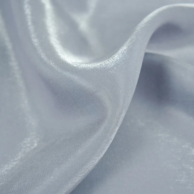 Fabric Island multi-color iridescent color-changing Tencel linen satin fabric Spring and summer shirt dress fabricC