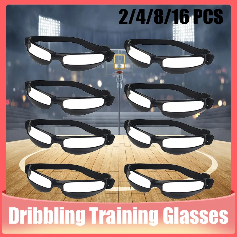 

2/4/8/16Pcs Dribble Spectacles Basketball Training Aid Eyewear Heads Up Training Glasses Basketball Team Training