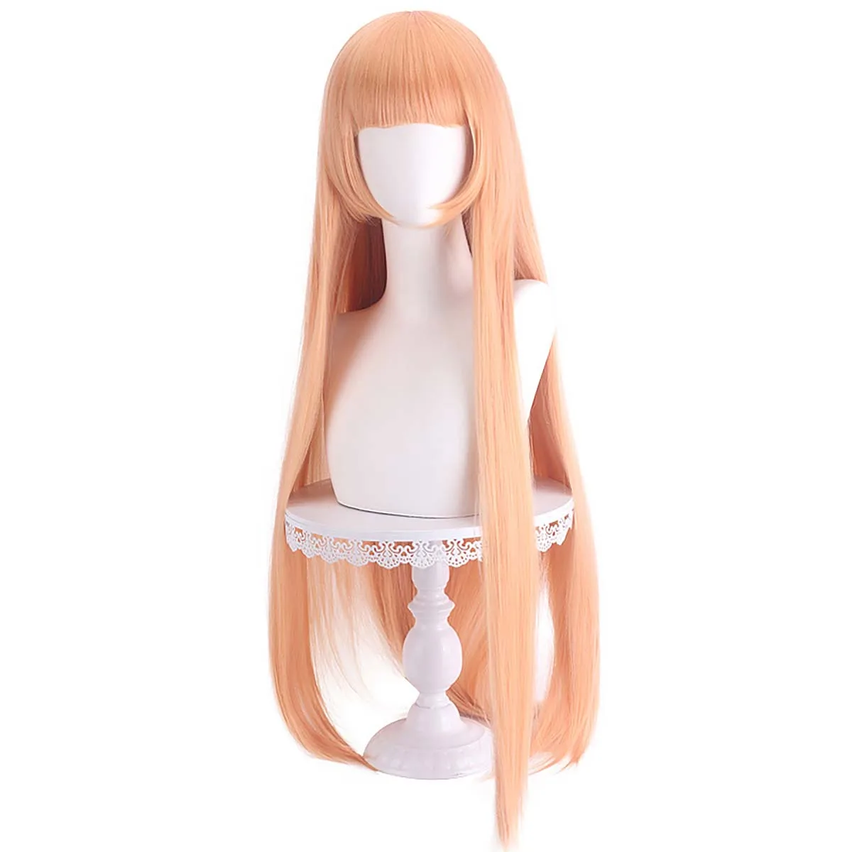 Anime the Angel Next Door Spoils Me Rotten Angel Mahiru Shiina Long Orange Wig
