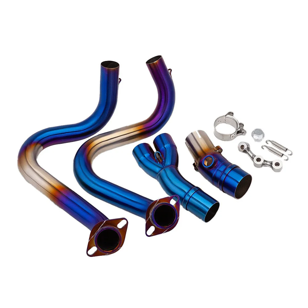 Für Kawasaki ER6N Ninja 650 2012-2024 Auspuffanlagen Schalldämpfer Endrohre Mittelrohr Auspuffrohre – Detail 5