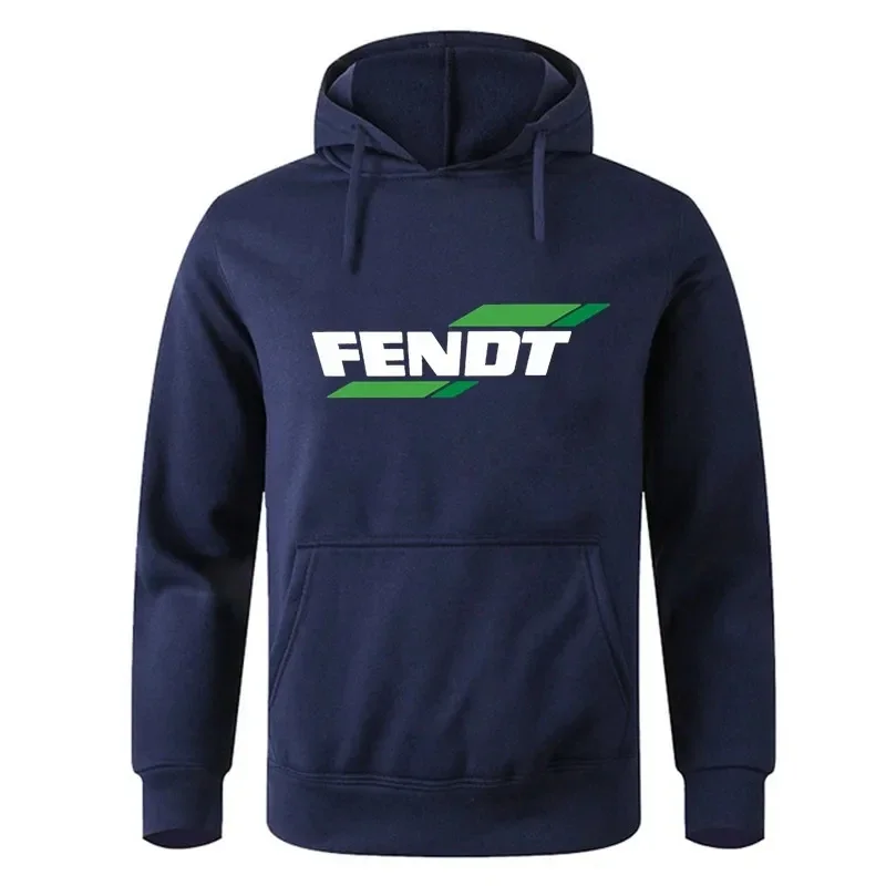 2024 Spring and Winter Boys Sweatshirt Tractor FENDT Hoodie Quality Brand Pullover Warm Fashion Hoodie Casual Street Clothing