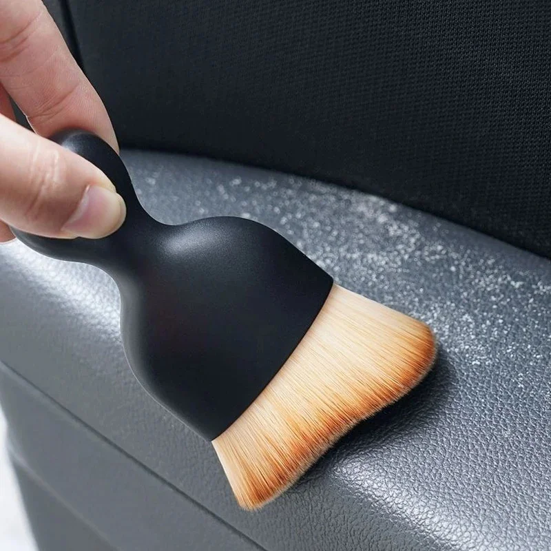 Car Interior Cleaning Tool Air Conditioner Air Outlet Cleaning Soft Brush Car Brush Car Crevice Dust Removal Artifact Brush