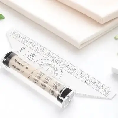 Drawing Roller Ruler Portable Parallel Drafting Rulers Tool Line Woodworking Fold