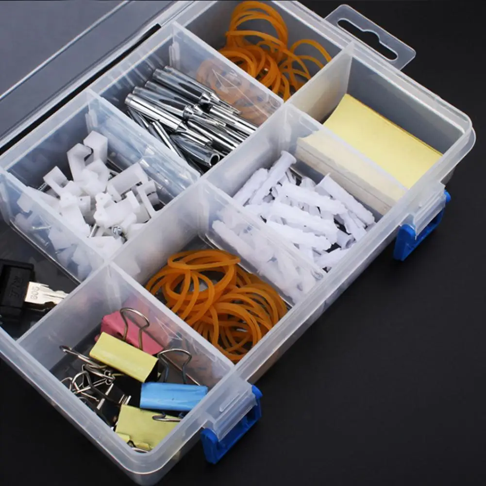 Electronic Components Storage Box Portable Jewelry Screw Organizer Containers Transparent Plastic Storage Box Dropship