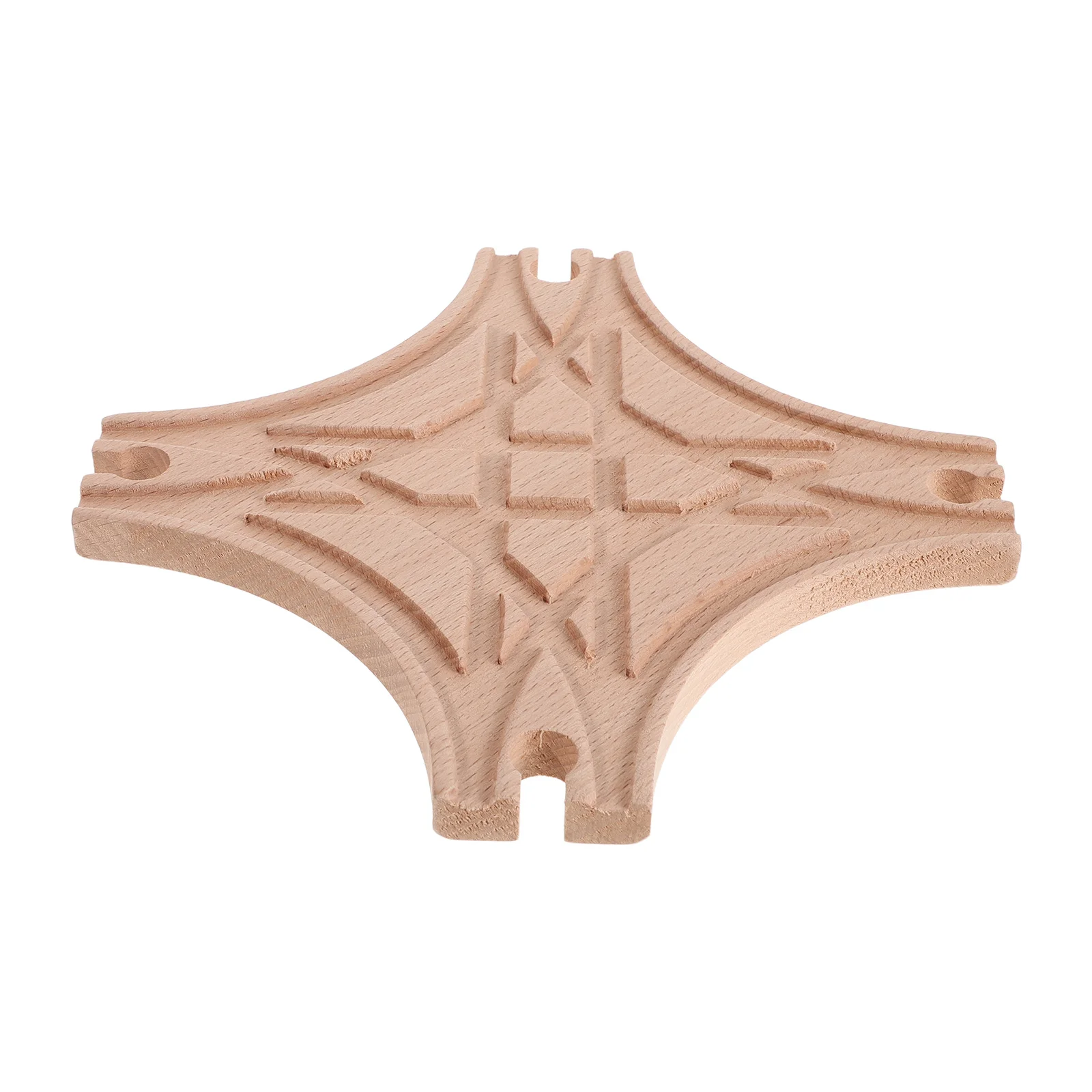 

1pcs Wooden Train Expansion Track Multi Way Switch Connector For Kids Railway Table Games Compatible With Wooden Tracks