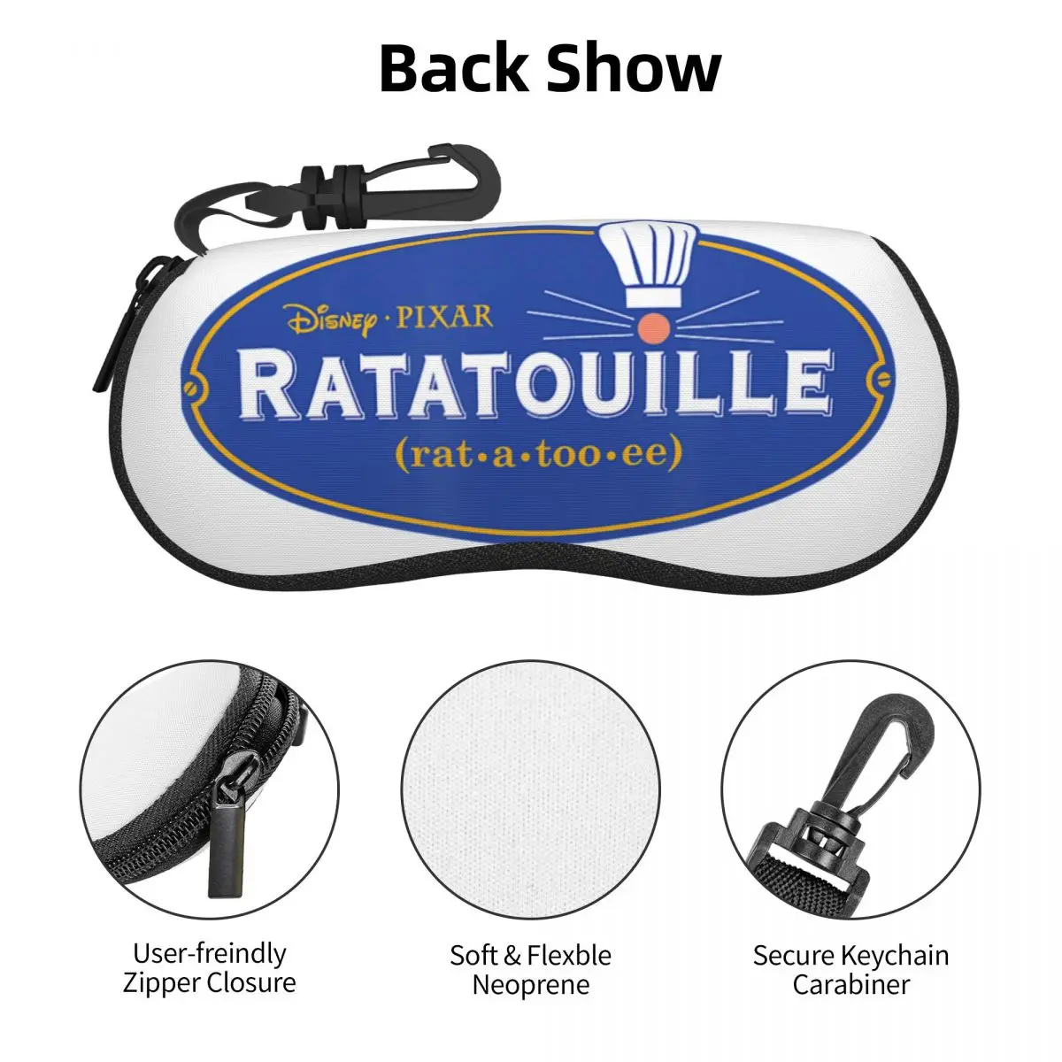 مخصص راتاتوي ريمي الكرتون فيلم شل نظارات حالة للجنسين أزياء النظارات حالة النظارات الشمسية حامي مربع