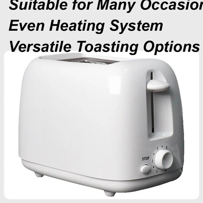 

Toaster Waffles Motorized Toaster Stylish Multifunctional Smart Toasting Machine Appliance With 6 Levels For Home Kitchen