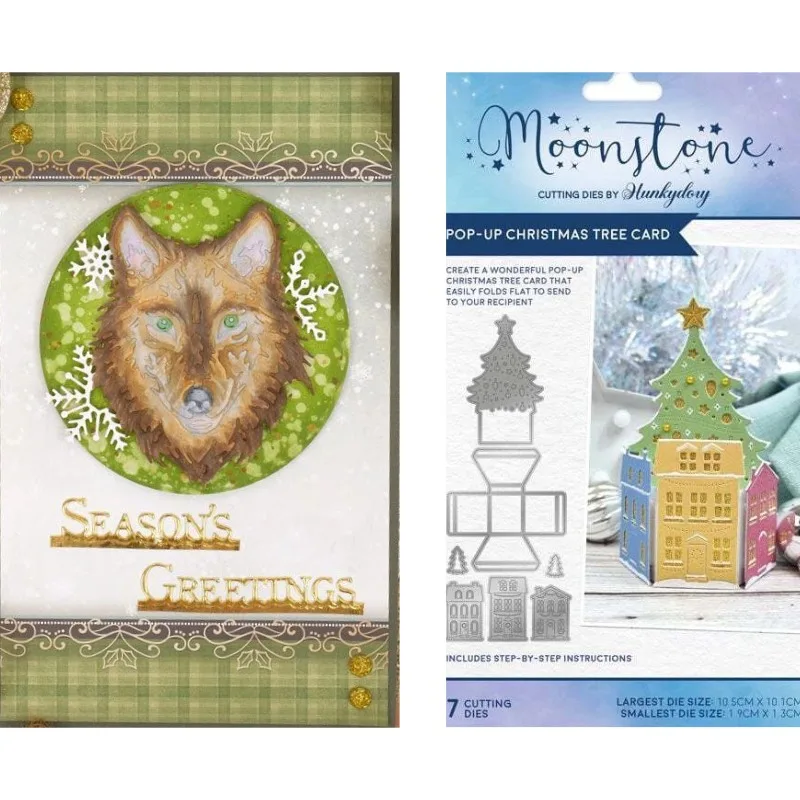 The Compatibility Between Owls and Snowflakes Cutting Dies Scrapbook Diary Decoration Stencil Embossing Template DIY Greeting