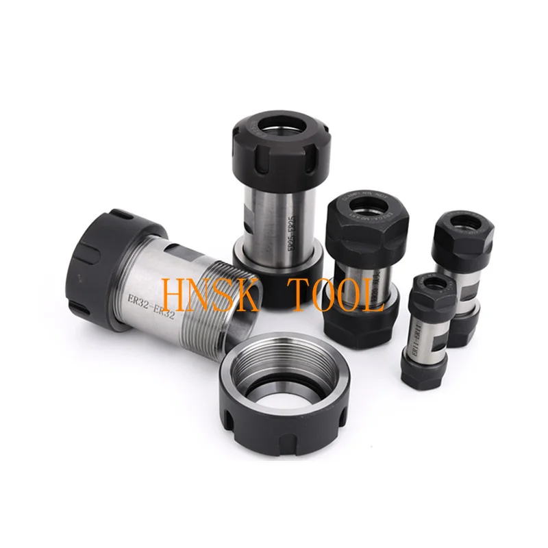 ER11 ER16 ER20 ER20 ER25 ER32 Tool Holder DIY Motor Shaft Column Spindle Double Chuck Motor Shaft ER Collet Engraving Machine