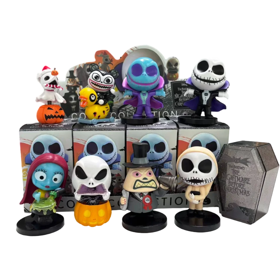 الكابوس قبل عيد الميلاد صندوق أعمى شخصيات ساخنة جاك سالي كوزبي تحصيل تمثال دمية صديق هدايا عيد الميلاد/عيد الميلاد