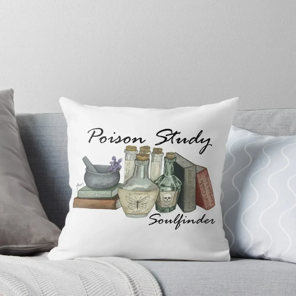 

Poison Study Soulfinder Throw Pillow Decorative Pillow Covers For Sofa Pillowcases Bed Cushions Couch Pillows pillow