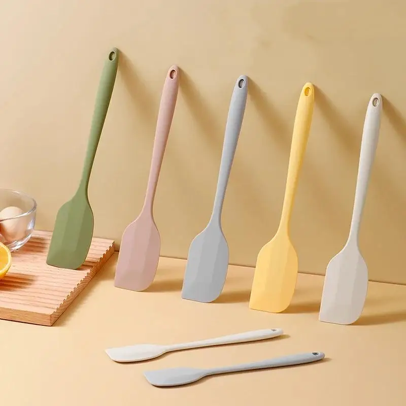 Silicone Cream Spatula Non-stick Butter Spatula Heat-resistant Kitchen Baking Tools DIY Cake Baking Tools
