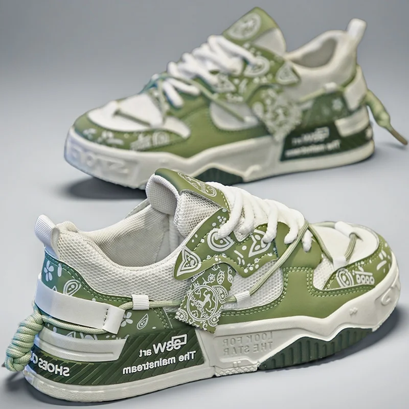 

Новинка весны 2024, удобные спортивные модные модные универсальные дышащие нишевые туфли с низким вырезом, модные мужские туфли