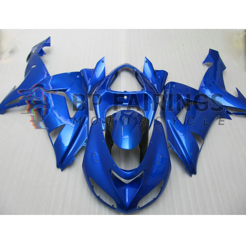 Fairing Kit For KAWASAKI NINJA ZX-10R Motorcycle Full fairings ZX10R 06 07 ZX1000 2006 2007 Bodyworks set Bright Blue