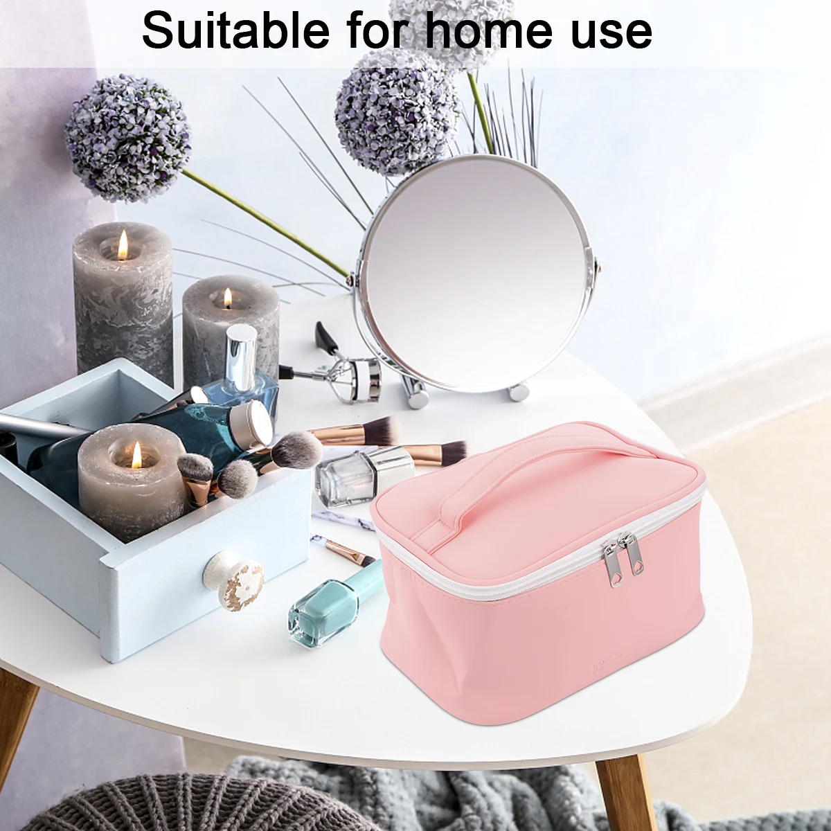 

Waterproof Cosmetics Lightweight PU Material Large Make Up Bag Space Travel Makeup Bag Storage For Women Gifts