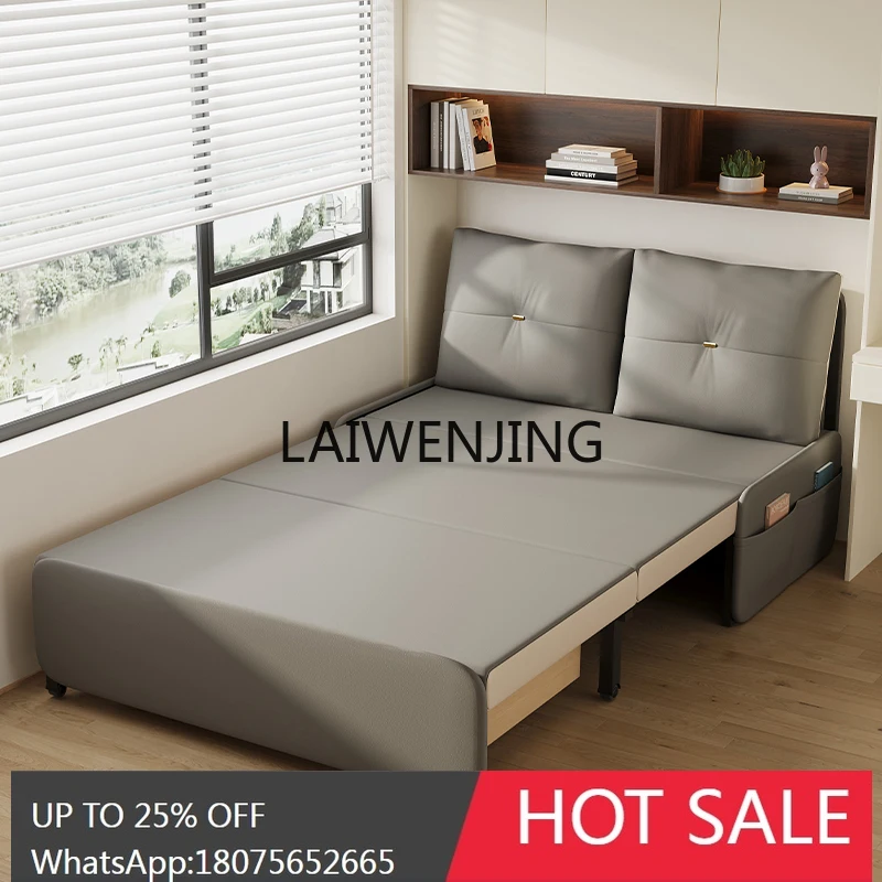 

sofa bed folding dual-purpose balcony multi-function double telescopic bed
