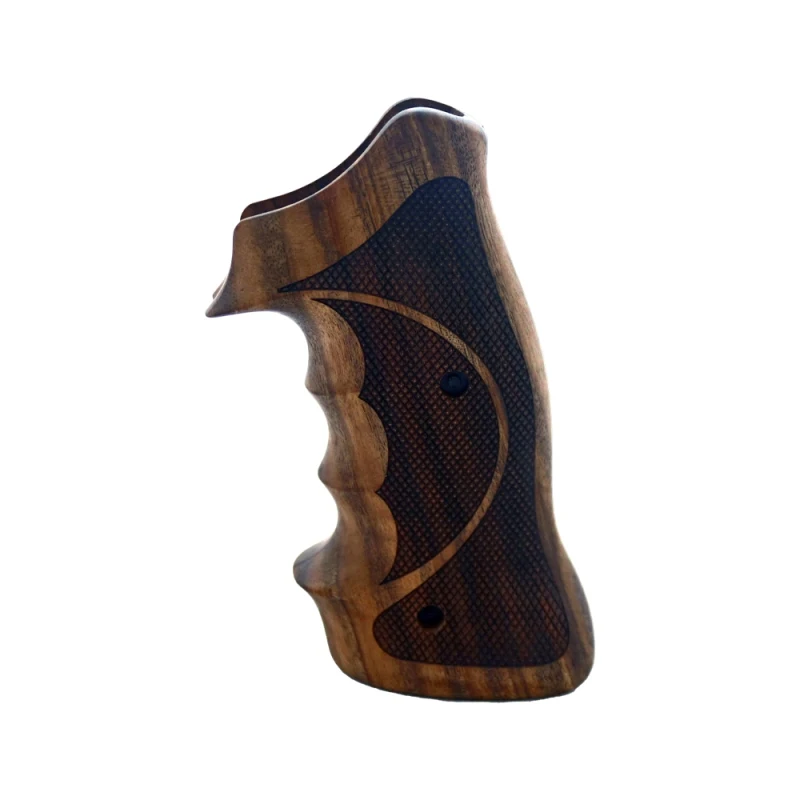 

KSD Brand Smith Wesson K/L - Frame Square Butt Compatible Walnut Grips Diamond