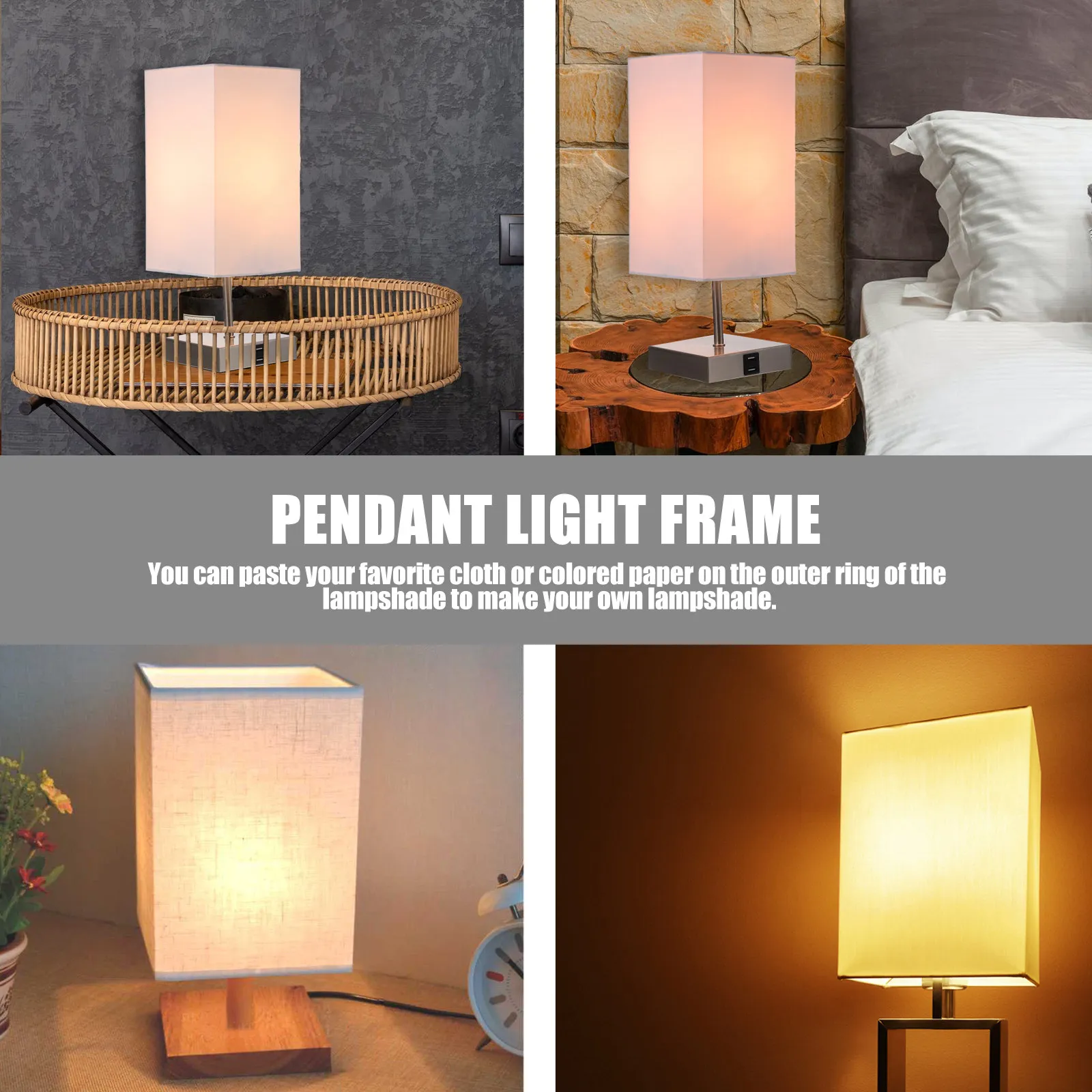 

1 шт. DIY Кронштейн для абажура, железная рама, прочный держатель для потолочного подвесного светильника, аксессуары для абажура, рама для подвесного светильника