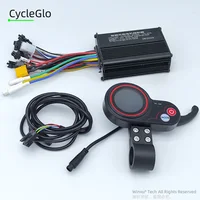 36V 48V 500W 20A E-Scooter Motor sin escobillas controlador Universal TF-100 TF100 LCD Kit de acelerador para Kugoo M4 Scooter eléctrico