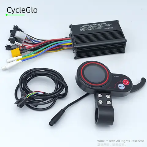 36V 48V 500W 20A E-Scooter Brushless Motor Universal Controller TF-100 TF100 LCD Throttle Kit for Kugoo M4 Electric Scooter