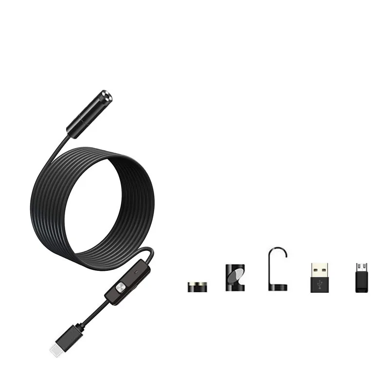 12Mm Autofocus High Definition 10 Million Mobile Phone Android Endoscope Auto Repair Industrial Pipe Waterproof Camera 1M