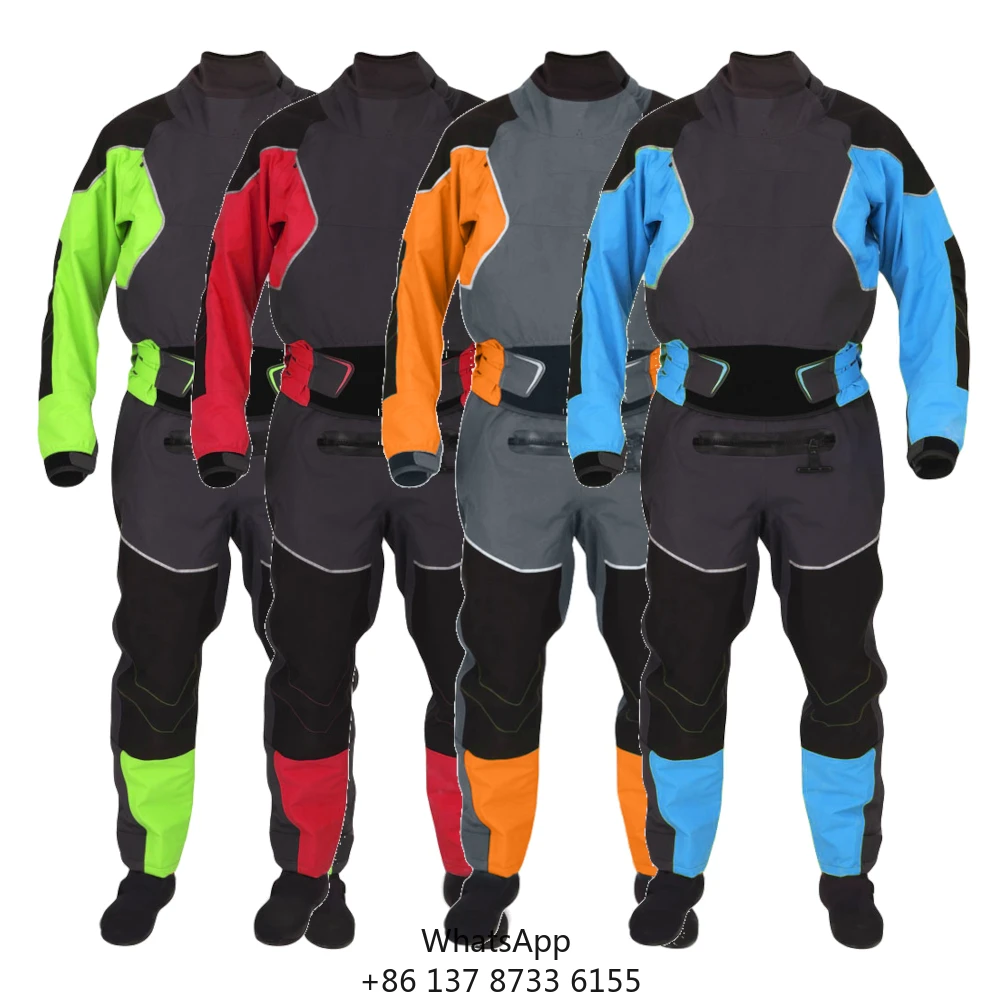 

Stock Waterproof Free Diving Drysuits Ready To Ship 3 Layer Neoprene Drysuit Kayak Surfing Quick Dry Dry Suit For Men