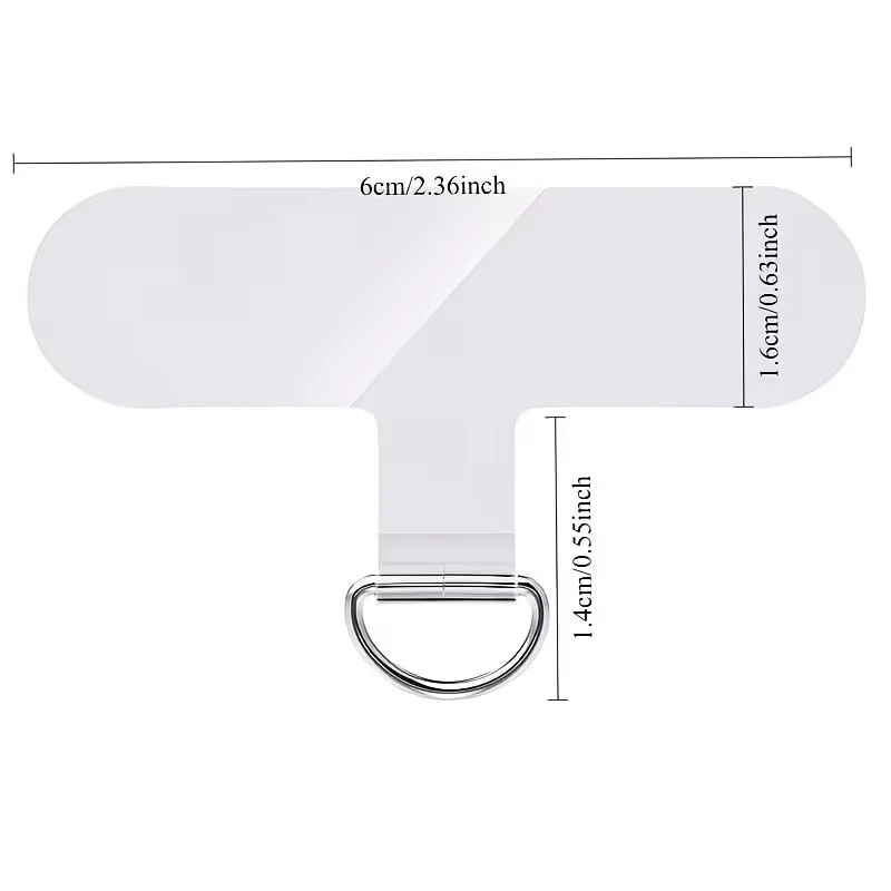 5PCS Universal Phone Lanyard Card Pads, Compatible with Phone Cases for Android Devices