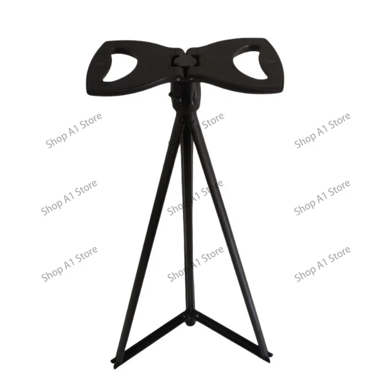 Elderly crutch stool Multifunctional crutch chair Cane chair Non-slip folding Portable light walker Can sit on crutches