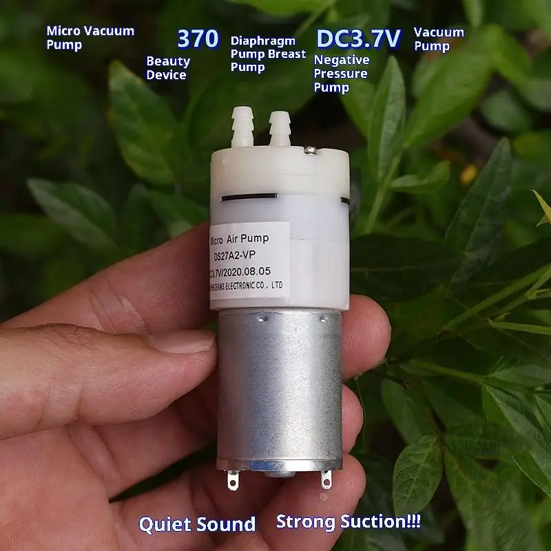 DIY Dispenser Tea Table Swap Pump, Mini 370 Motor Diaphragm Pump with 3.7V 5V DC Self-priming Suction