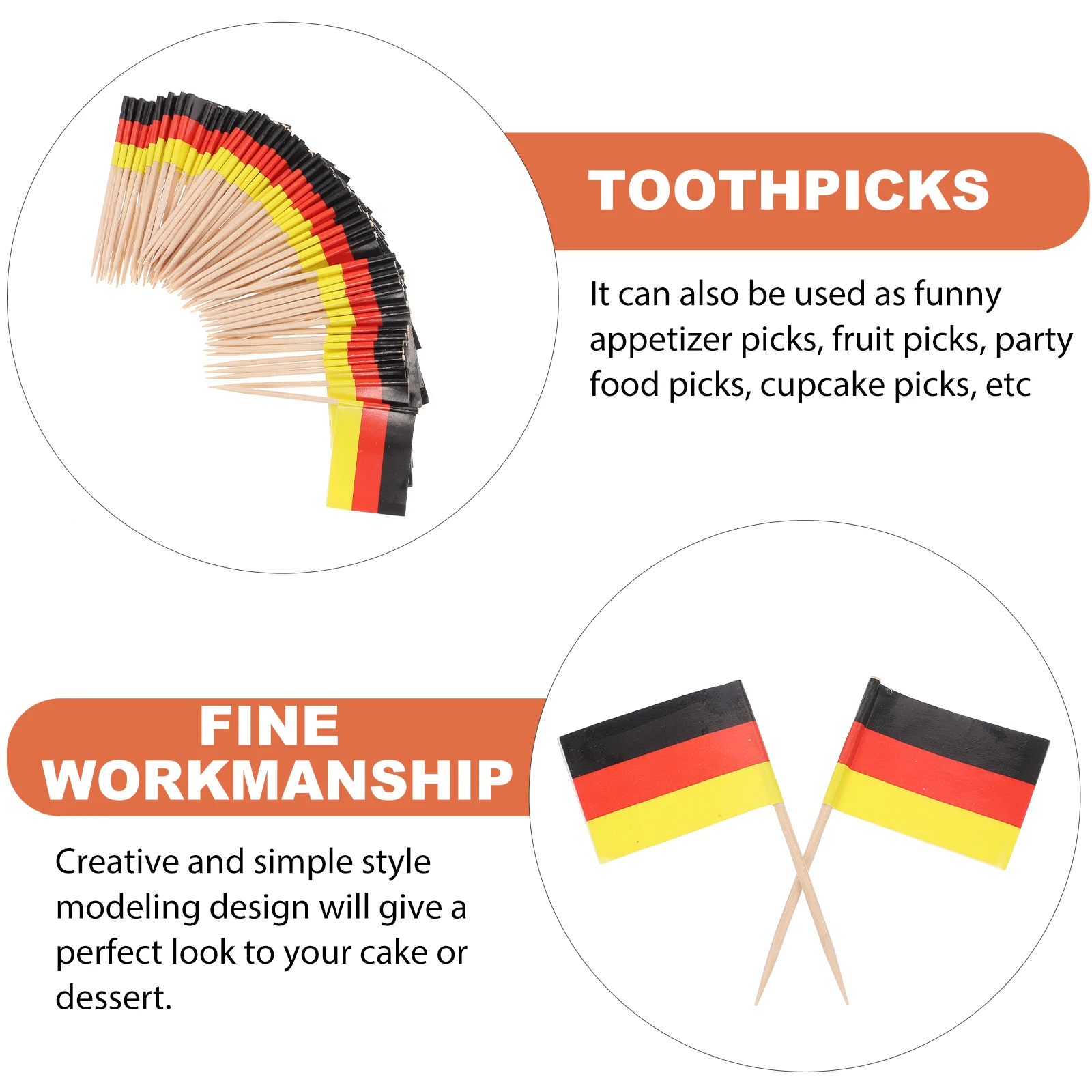 

100 Pcs Cake Card Insert Toothpick Flag Cupcake Toppers Sticks Decorations Flags Dessert Banner International