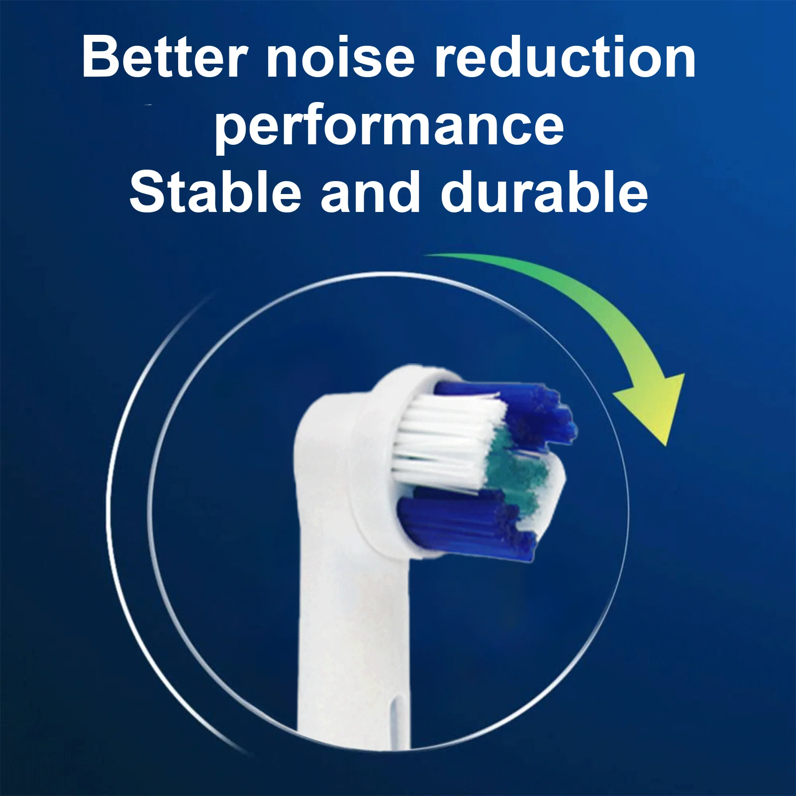 Toothbrush Heads for Optimal Oral Care 4PCS/8PCS Stain-removing Multi-level Travel-friendly Toothbrush Heads