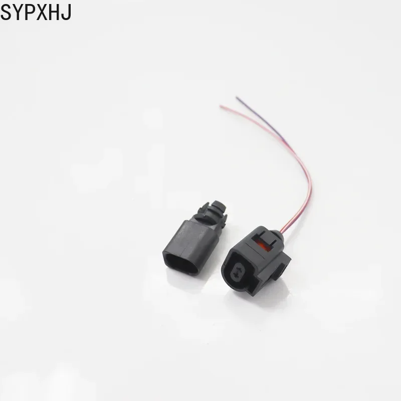 

6RD 820535 1J 0973702 Датчик температуры наружного воздуха и электрический 2-контактный разъем, жгут проводов, подходящий для VW Santana CC Jetta