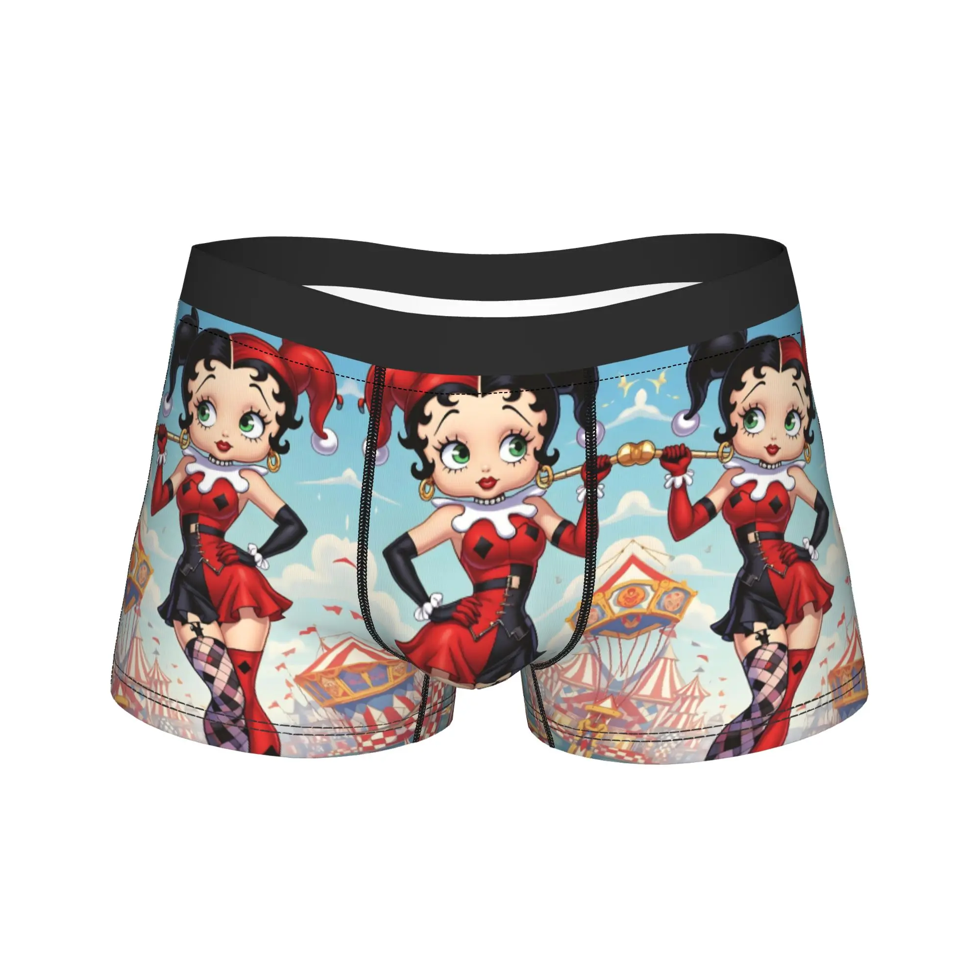 

B-Bettys Boops Underwear Custom DIY Trunk Hot Sale Male Panties Comfortable Shorts Briefs Birthday Gift