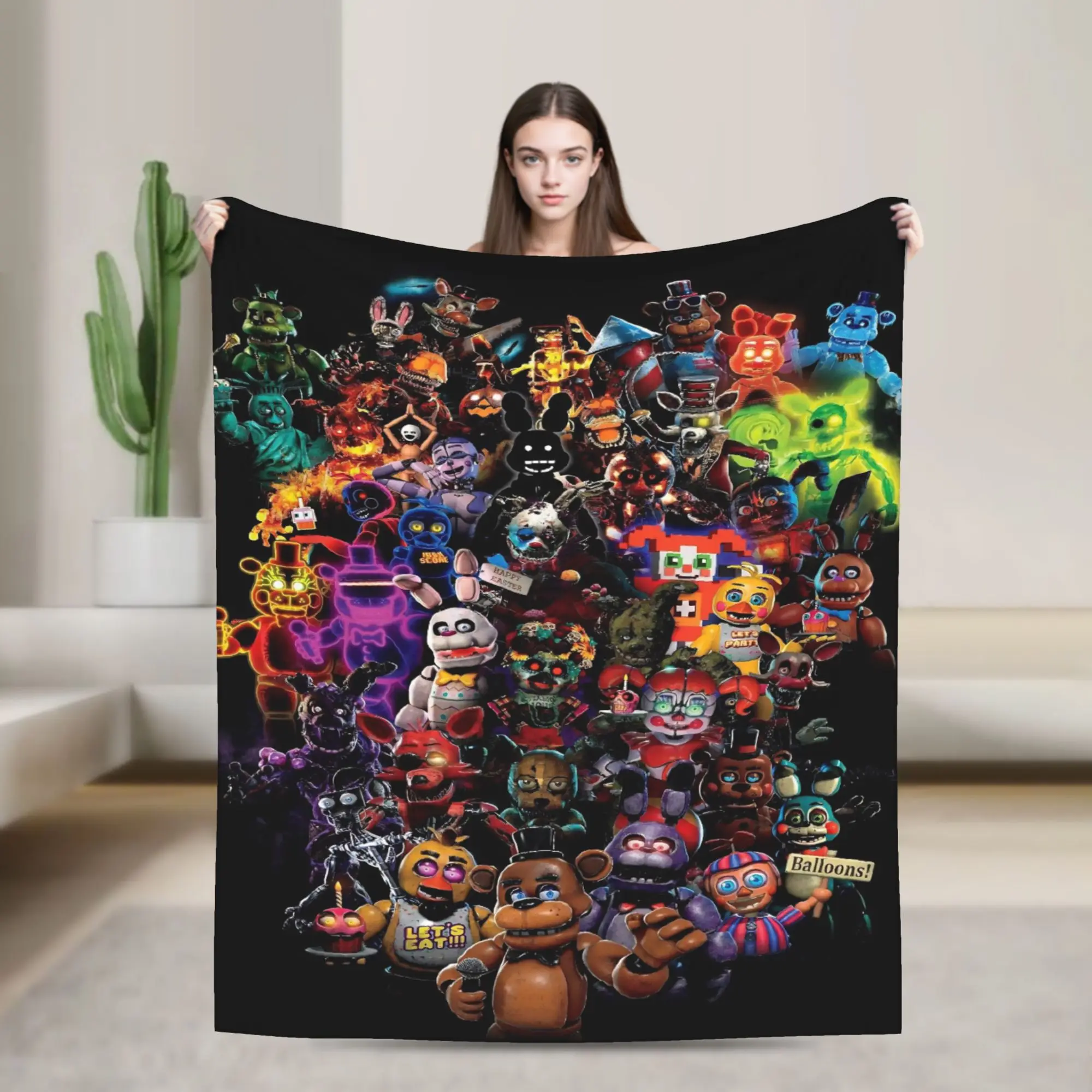 At F-Freddys Blanket  Warm Comfortable Plush Bedding Throws For Kids Adult Couch Chair Sofa Bed Flannel Bedspread Bed Cover