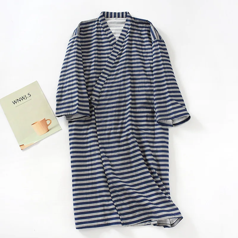 Blue Grey Striped