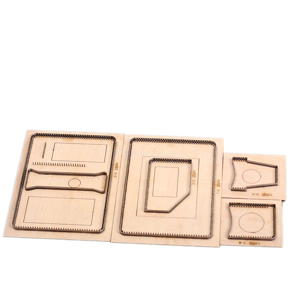 150x105mm paspoorttas Leather Craft stansmessen mes schimmel ijzeren mes cutter - afbeelding 2