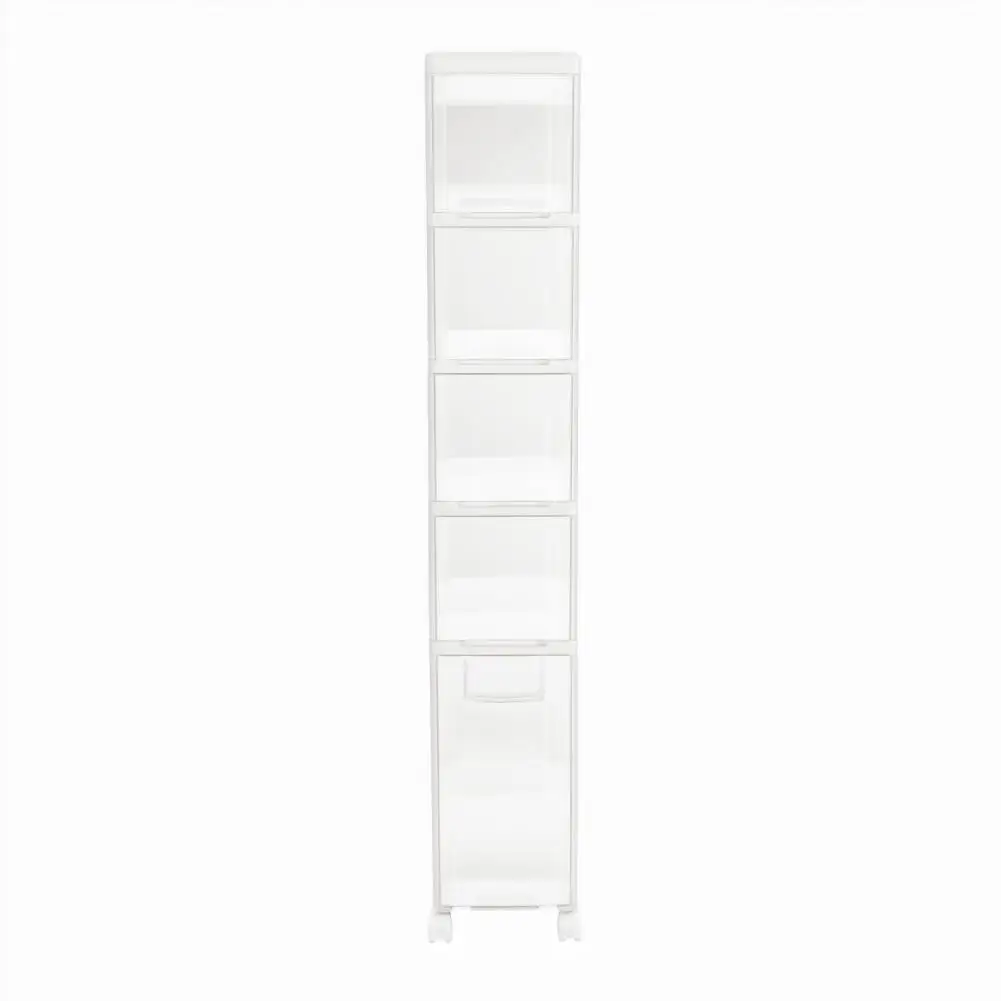 

Narrow Storage Cabinet, Slim Rolling Storage Cart, Narrow Pantry Thin Cabinet, Bathroom Slim Storage Cart, Small Plastic Rolling