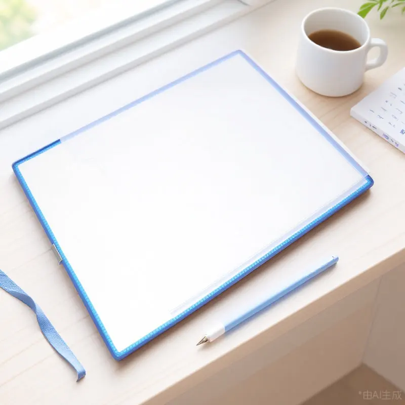 

Plastic File Bag Thickened Wear-Resistant Transparent Pocket A4 Document Organizer Long Service Life Home Office